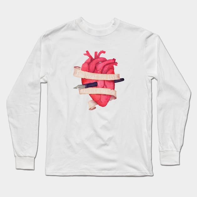 Find What You Love Long Sleeve T-Shirt by MidnightCoffee